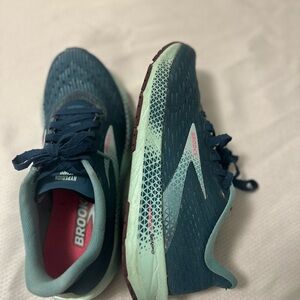 Brooks Pink and Blue Athletic Shoes